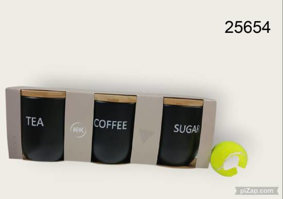 Imagen de SET X3 LATAS C/TAPA BAMBOO 12.25